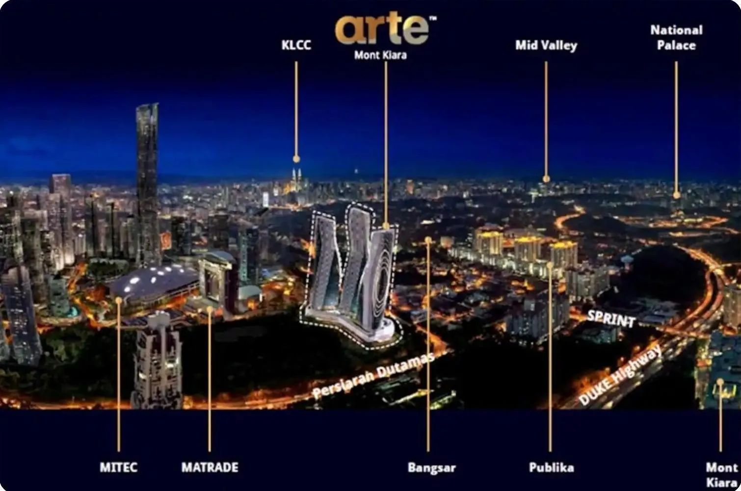 Apartment Arte Mont Kiara W 2 Bedroom Free Park Wi-Fi Kuala Lumpur